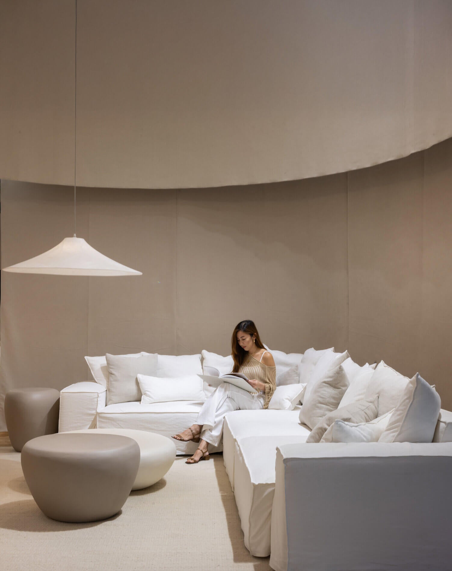 Oasis Microcement Side Table