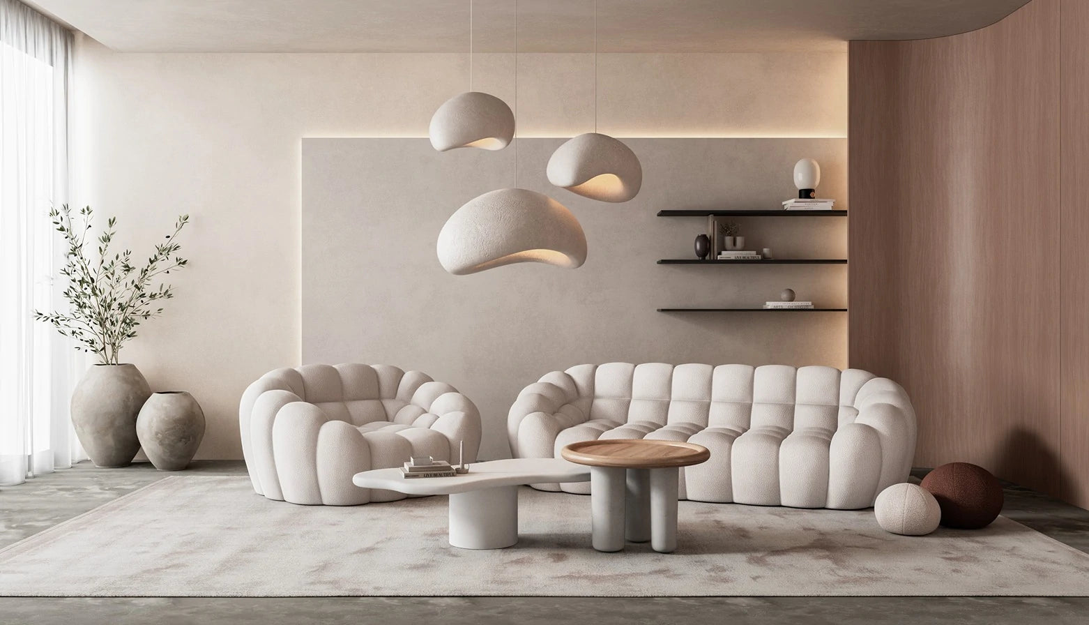 Coffee table and Indo microcement