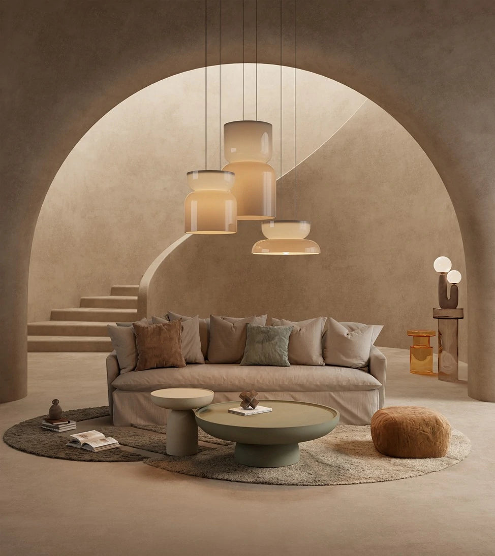 Rin Round Microcement Coffee Table