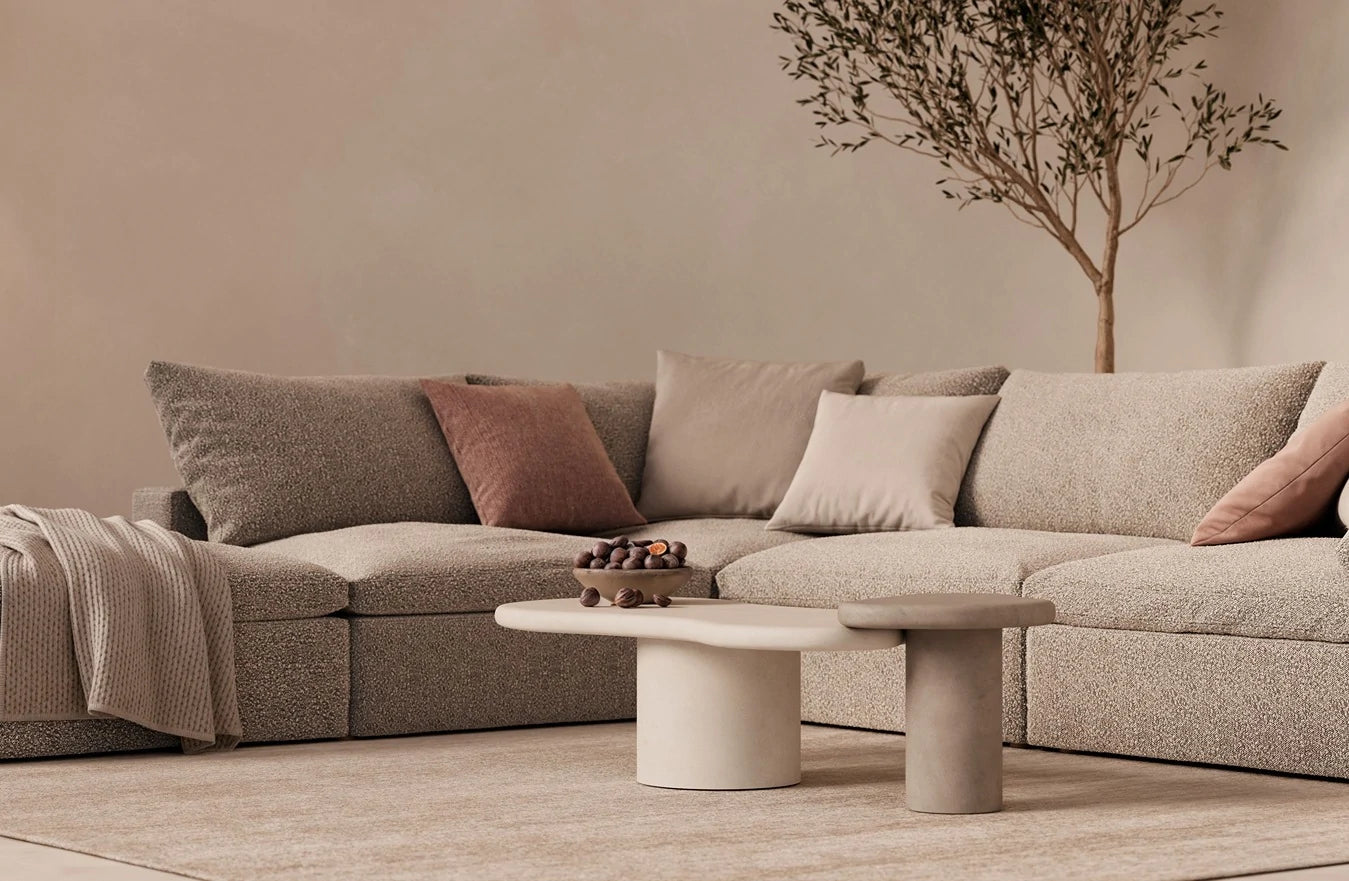 Hanta Microcement Auxiliary Table