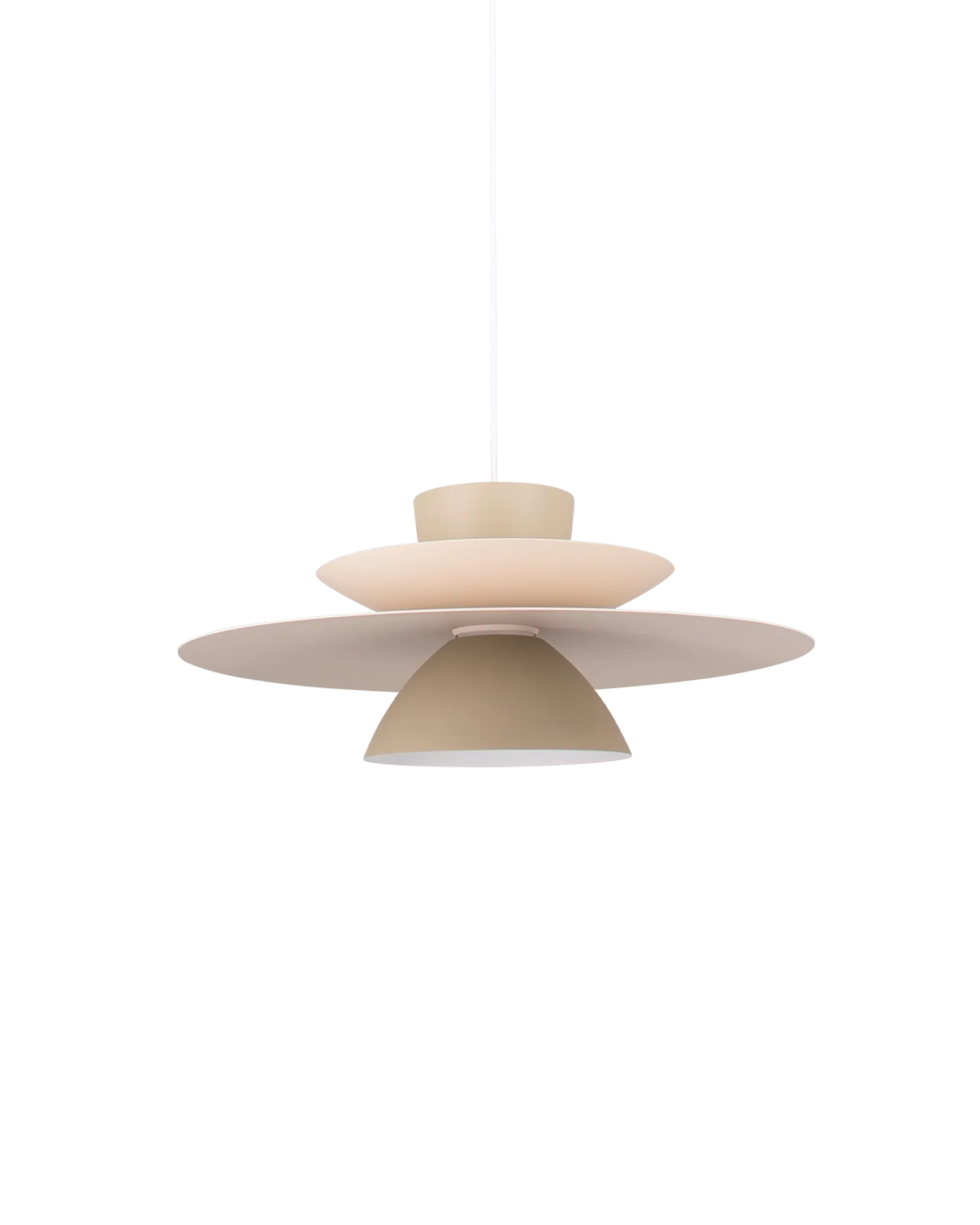 Lámpara de techo colgante Nexo Khaki & Beige