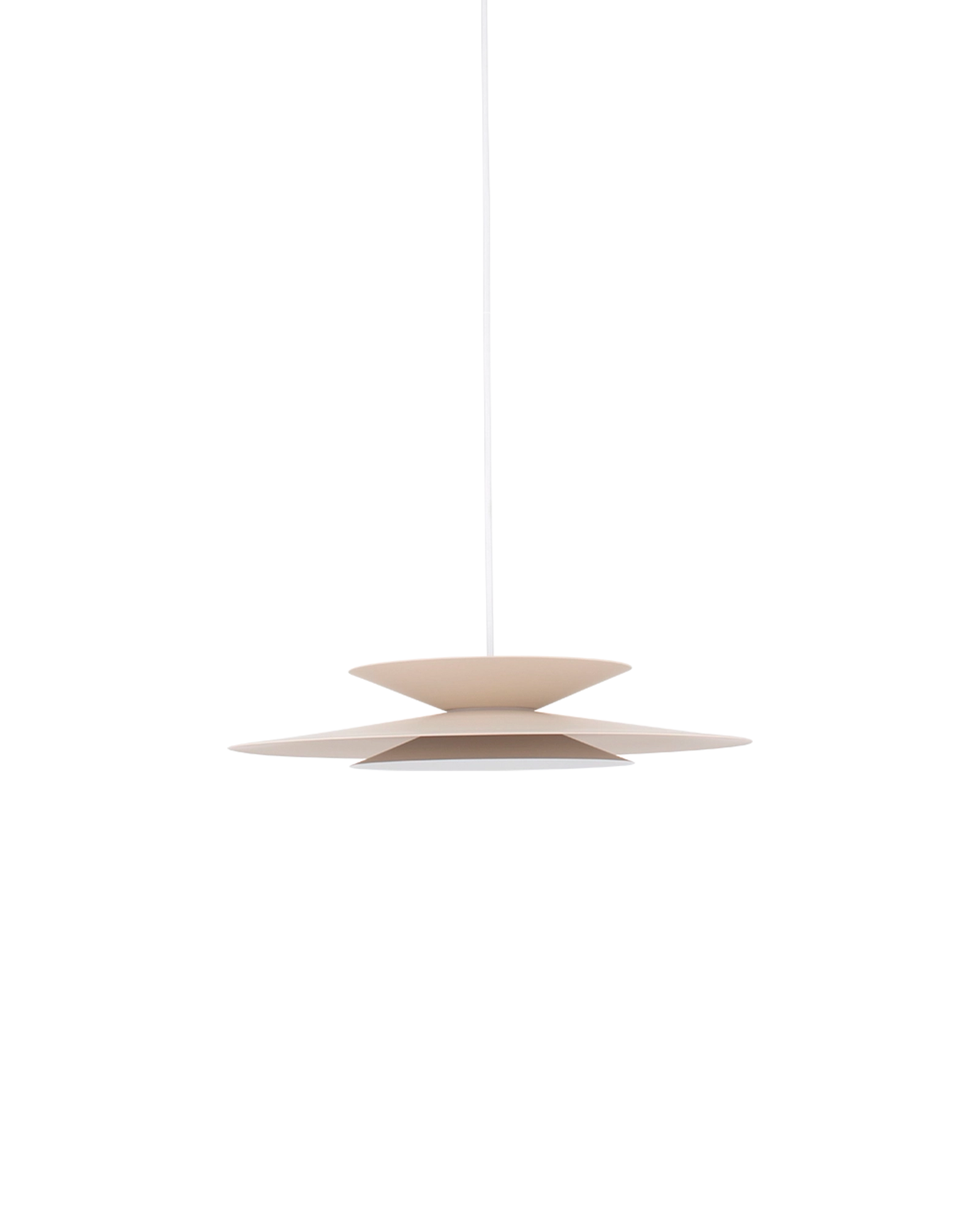 Lámpara de techo colgante Rexor Beige