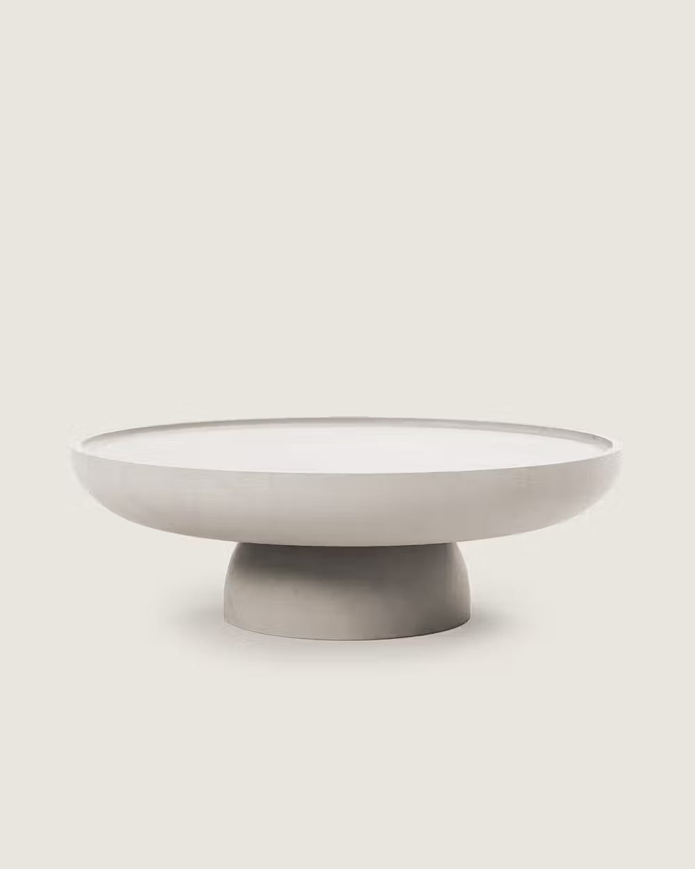 Mesa centro salón comedor redonda microcemento calidad premium grande natural Rin