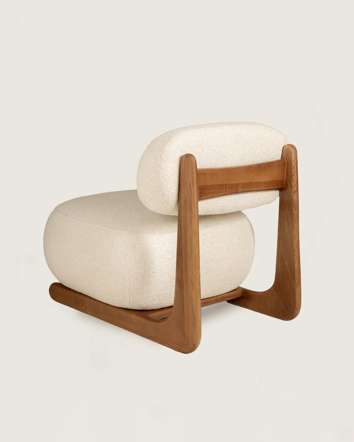 Mare armchair in dolmen creme and dolmen ash upholstery