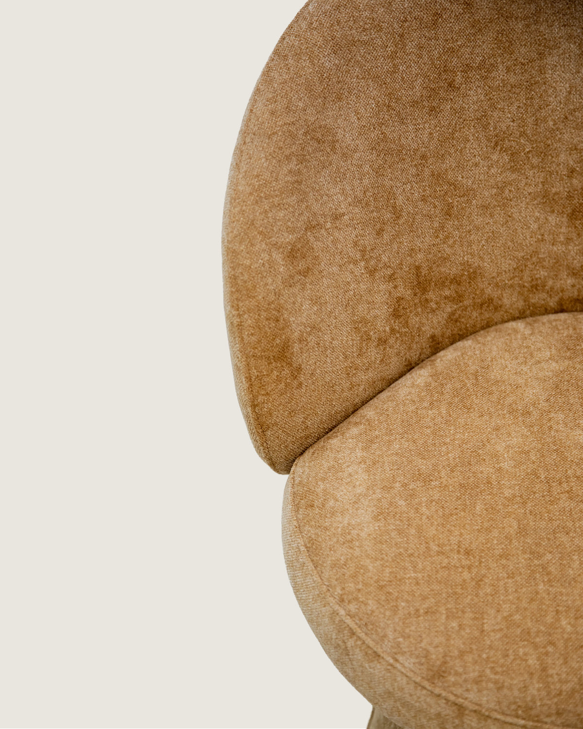 Aura chair with custom upholstery