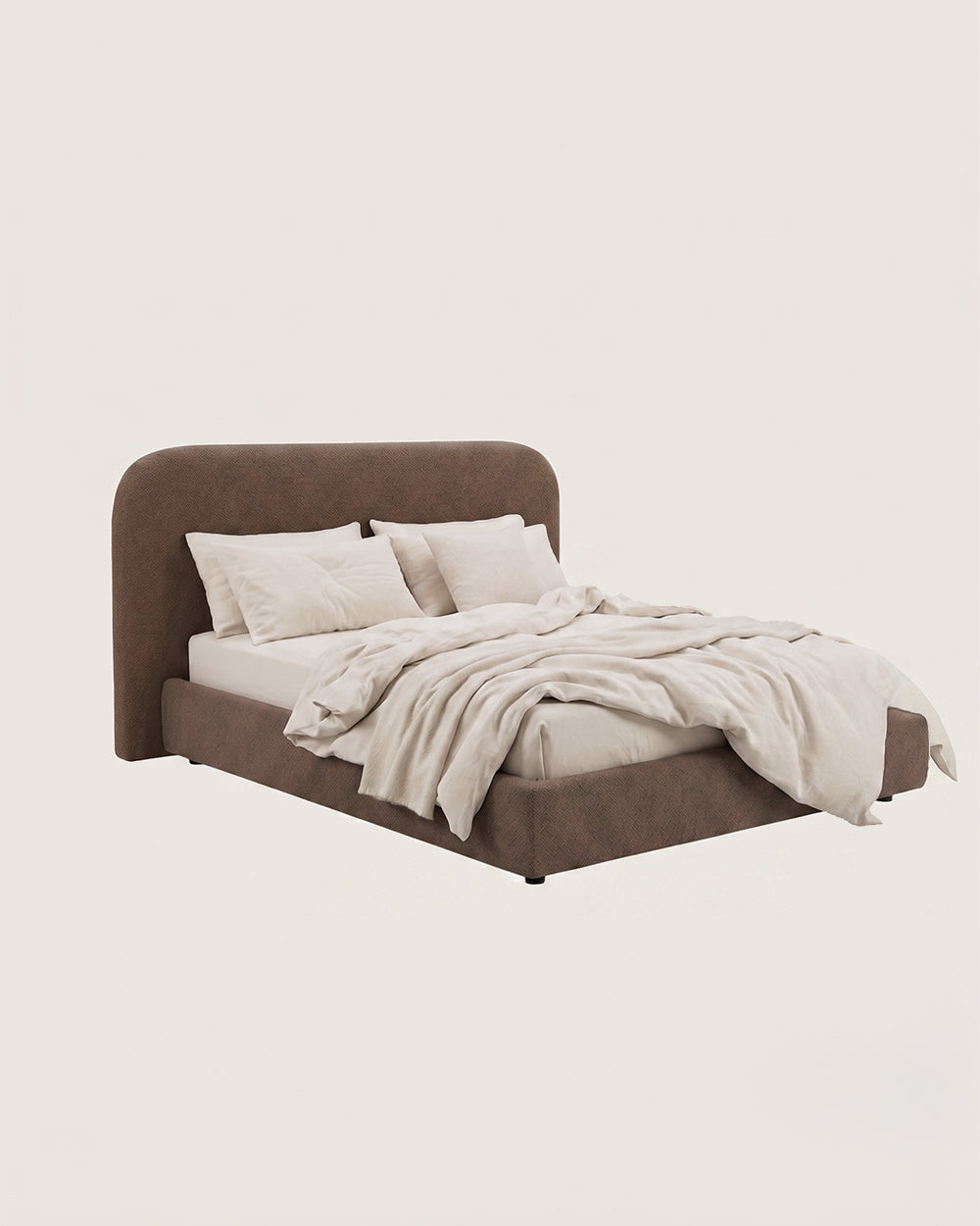 Cama matrimonio estructura con cabecero 180 x 200 con canapé queen Dana