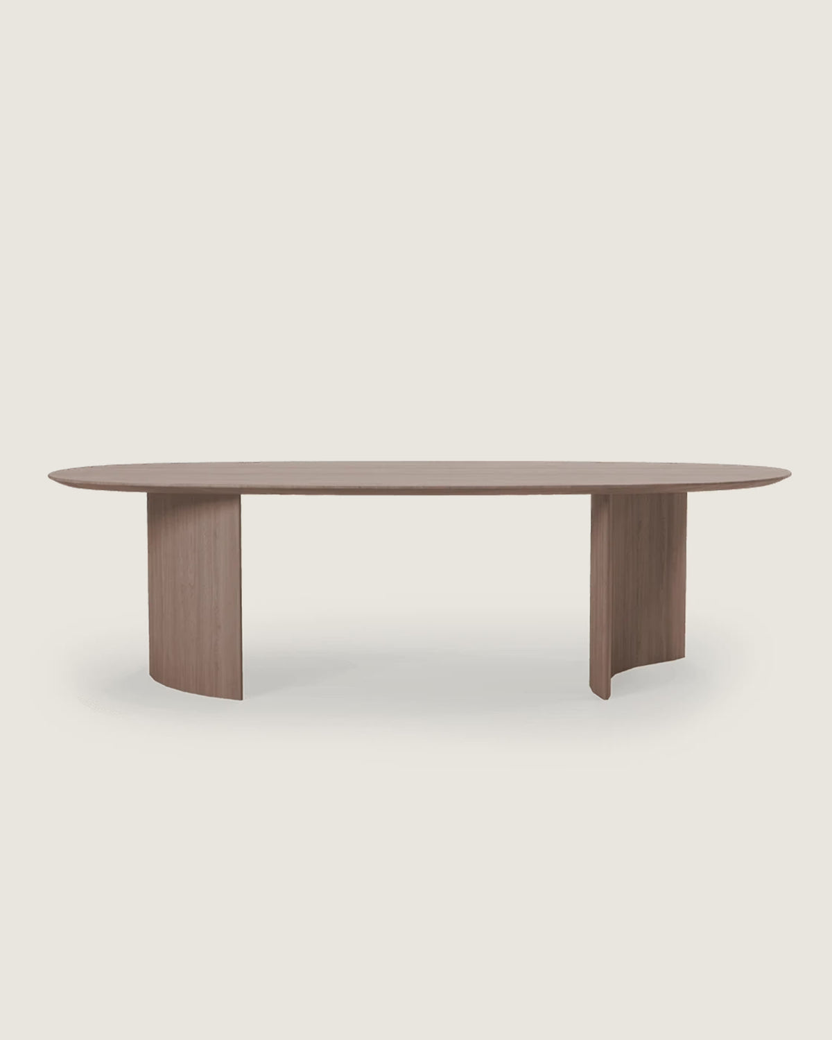 Brisa dining table in different wood finishes 230 x 105 x 75