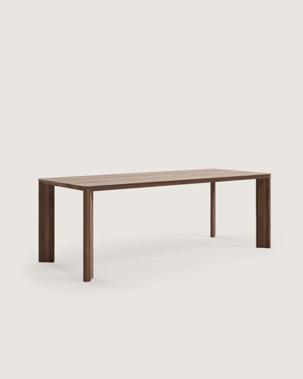 Mesa comedor rectangular madera calidad premium grande nogal Mayra