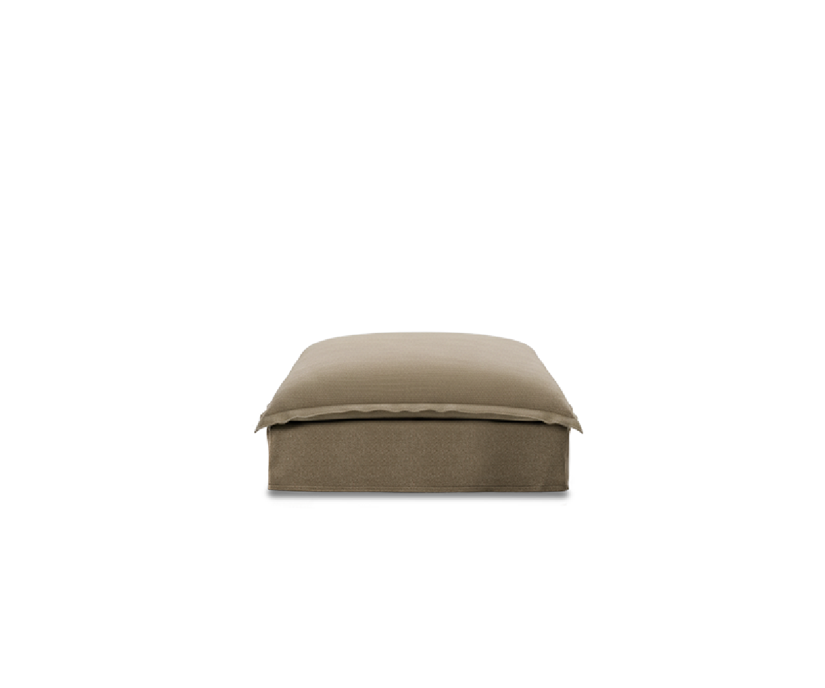 Puf Palermo con tapicería personalizada 96 x 60 cm