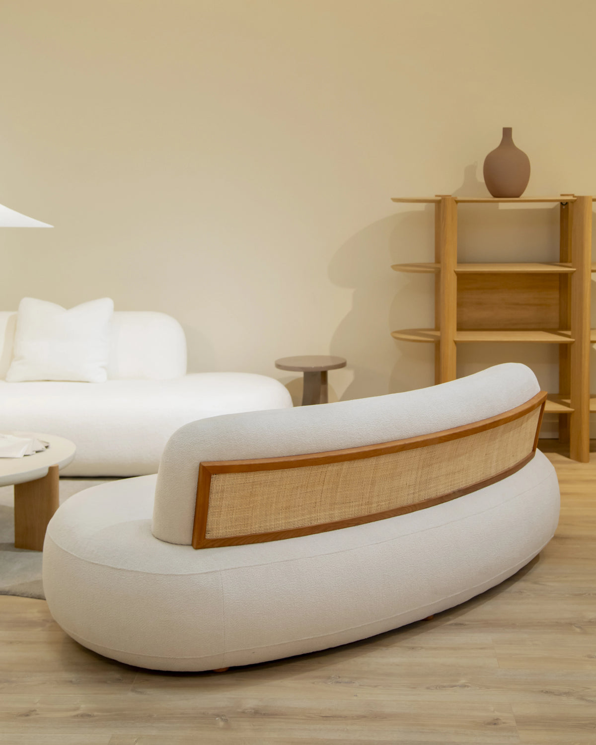 Onda 3 seater sofa upholstered in Duna Bone 220 cm