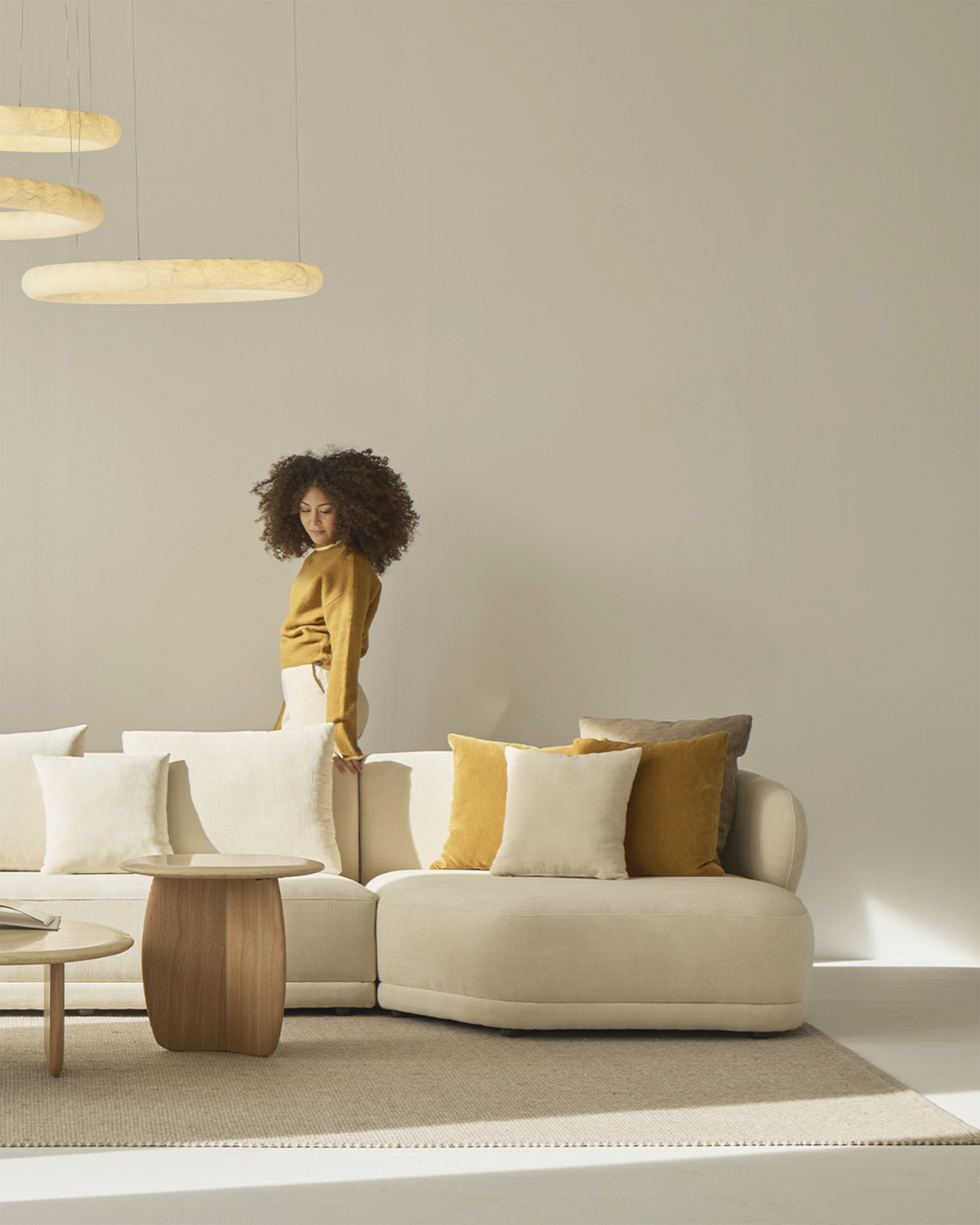 Sofá 4 plazas chaise longue colores personalizables modular grande Praga