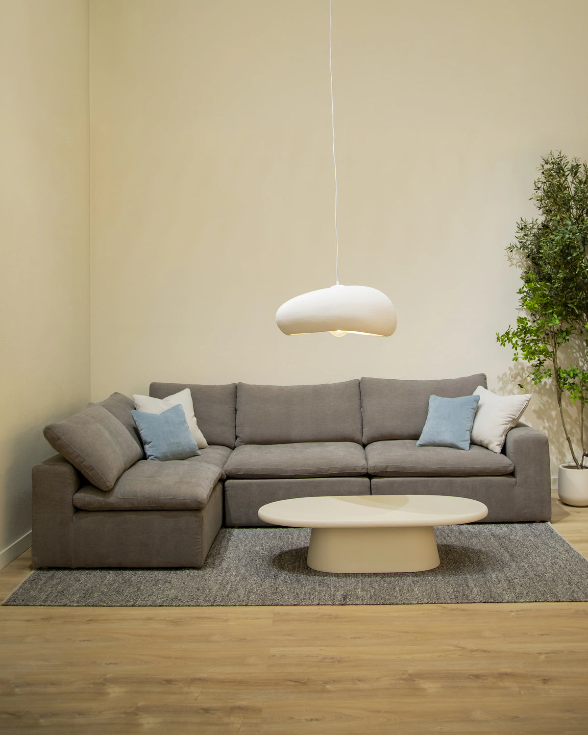 Sofá rinconera modular personalizable moderno grande Rio