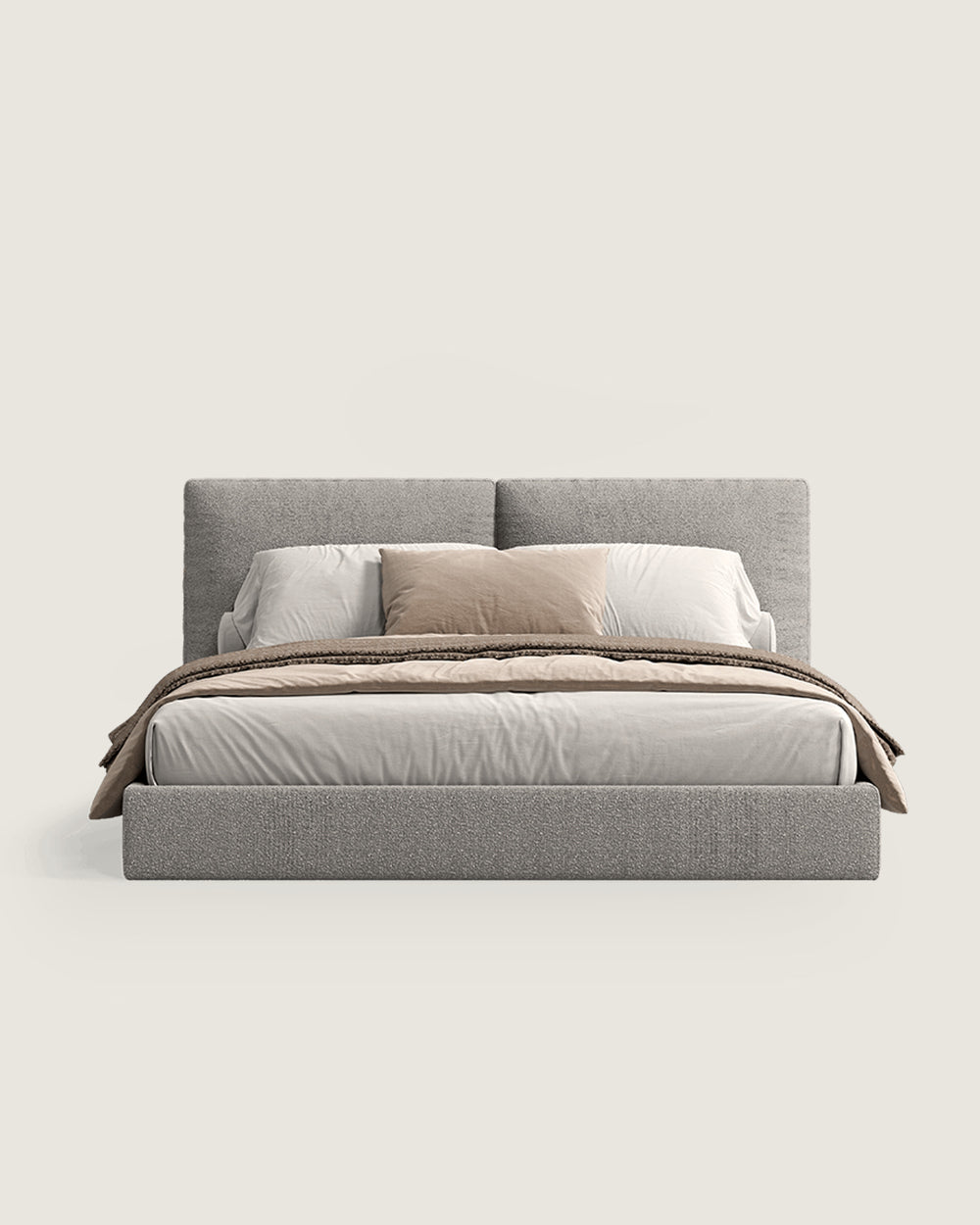 Cama matrimonio estructura con cabecero 180 x 200 con canapé queen Tokio
