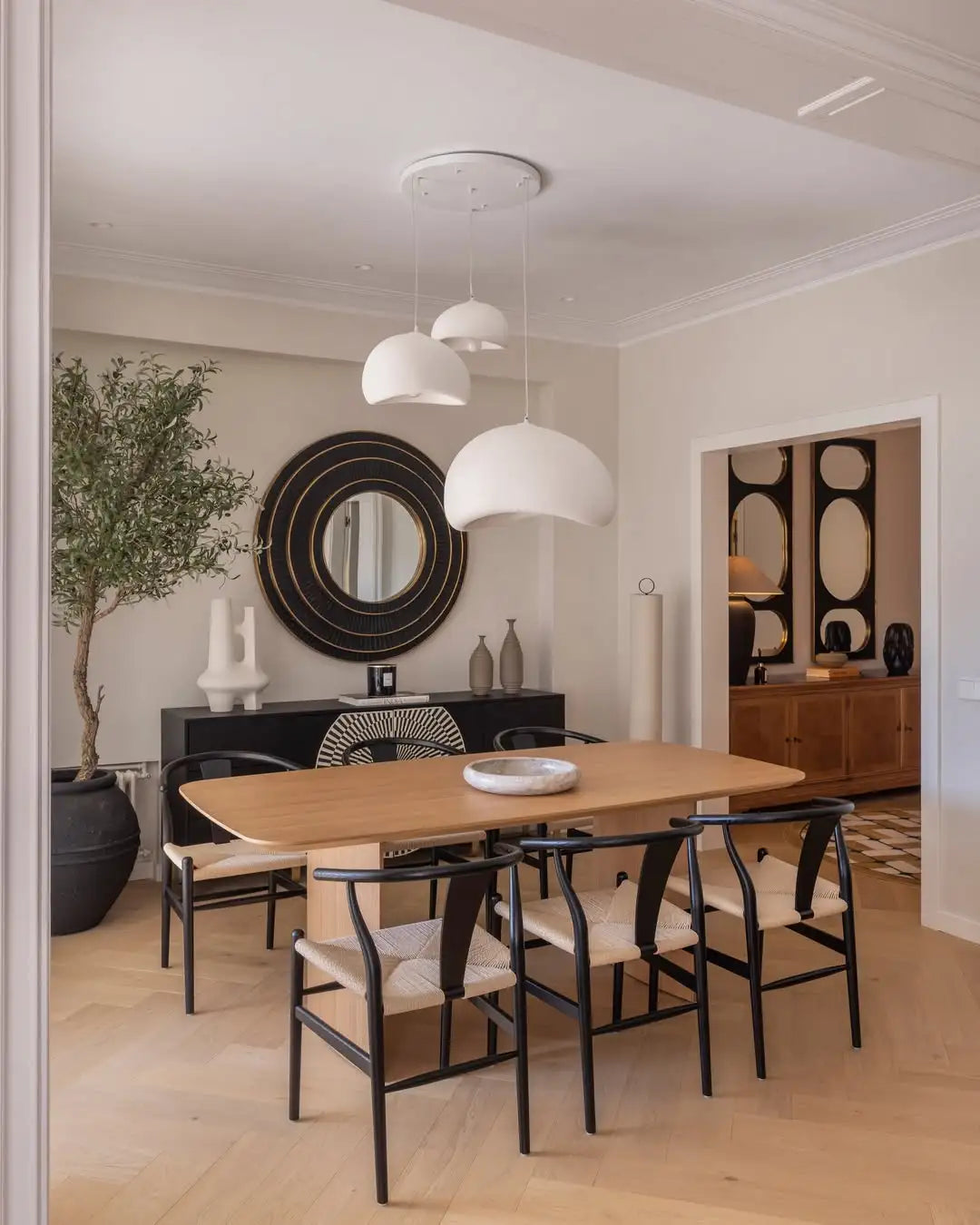 Lámpara techo colgante salón comedor resina multiformato artesanal orgánica Cloud