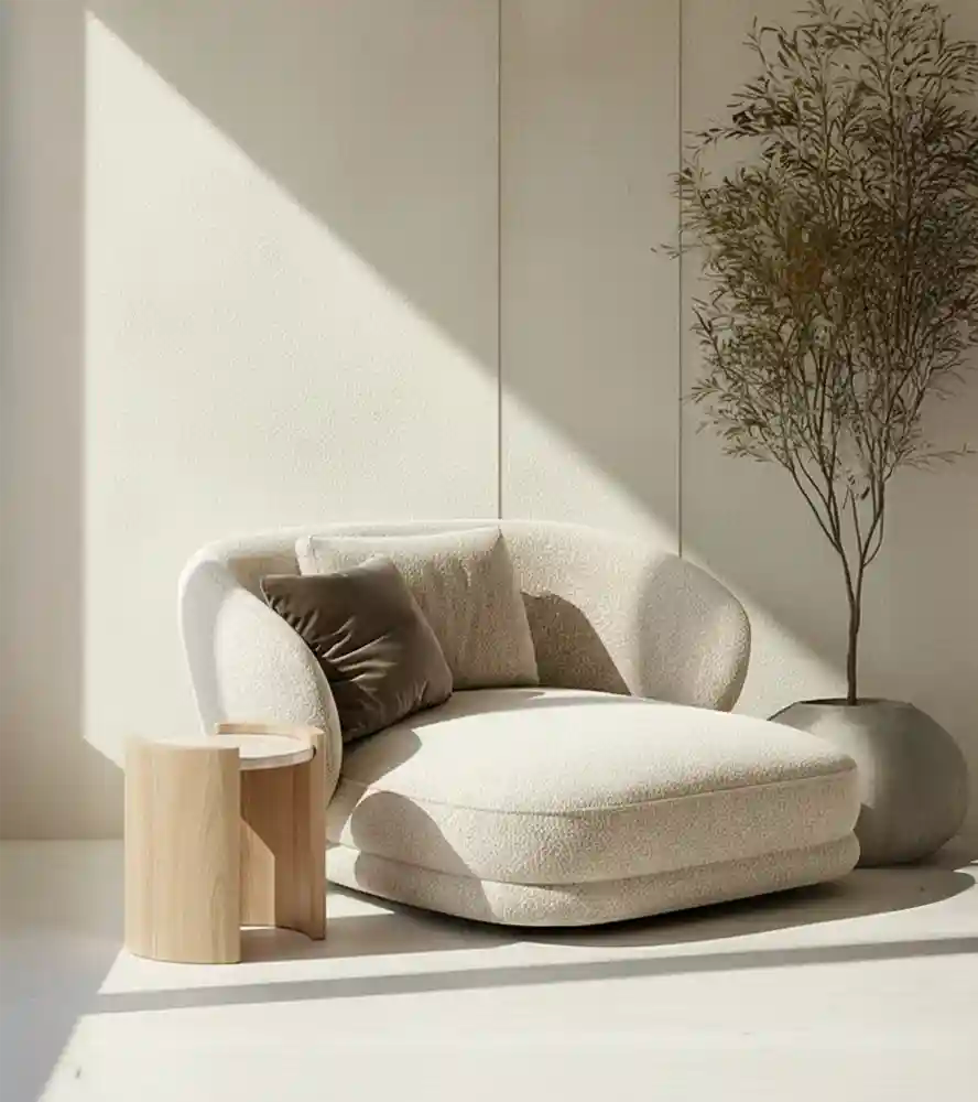 Sillón Praga con tapicería personalizada 110 cm