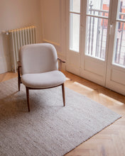 Alfombra de lana y poliester Birma Beige