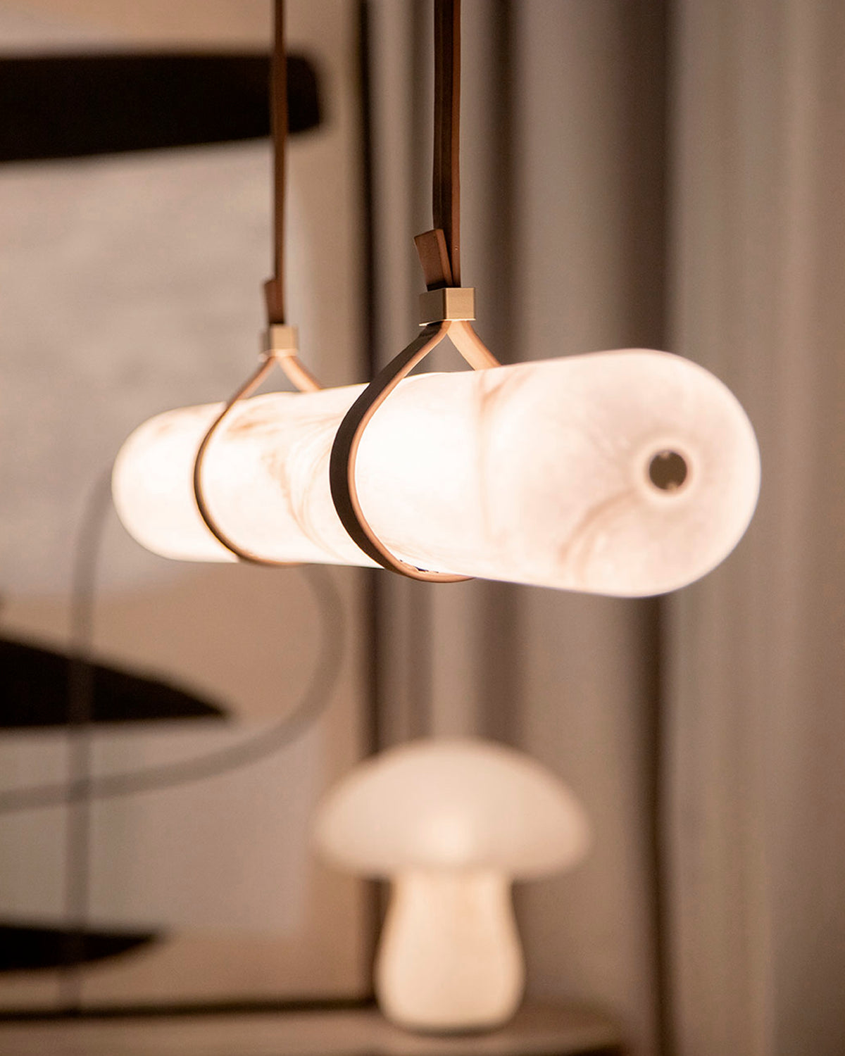 Lámpara de techo colgante en cristal Luxe