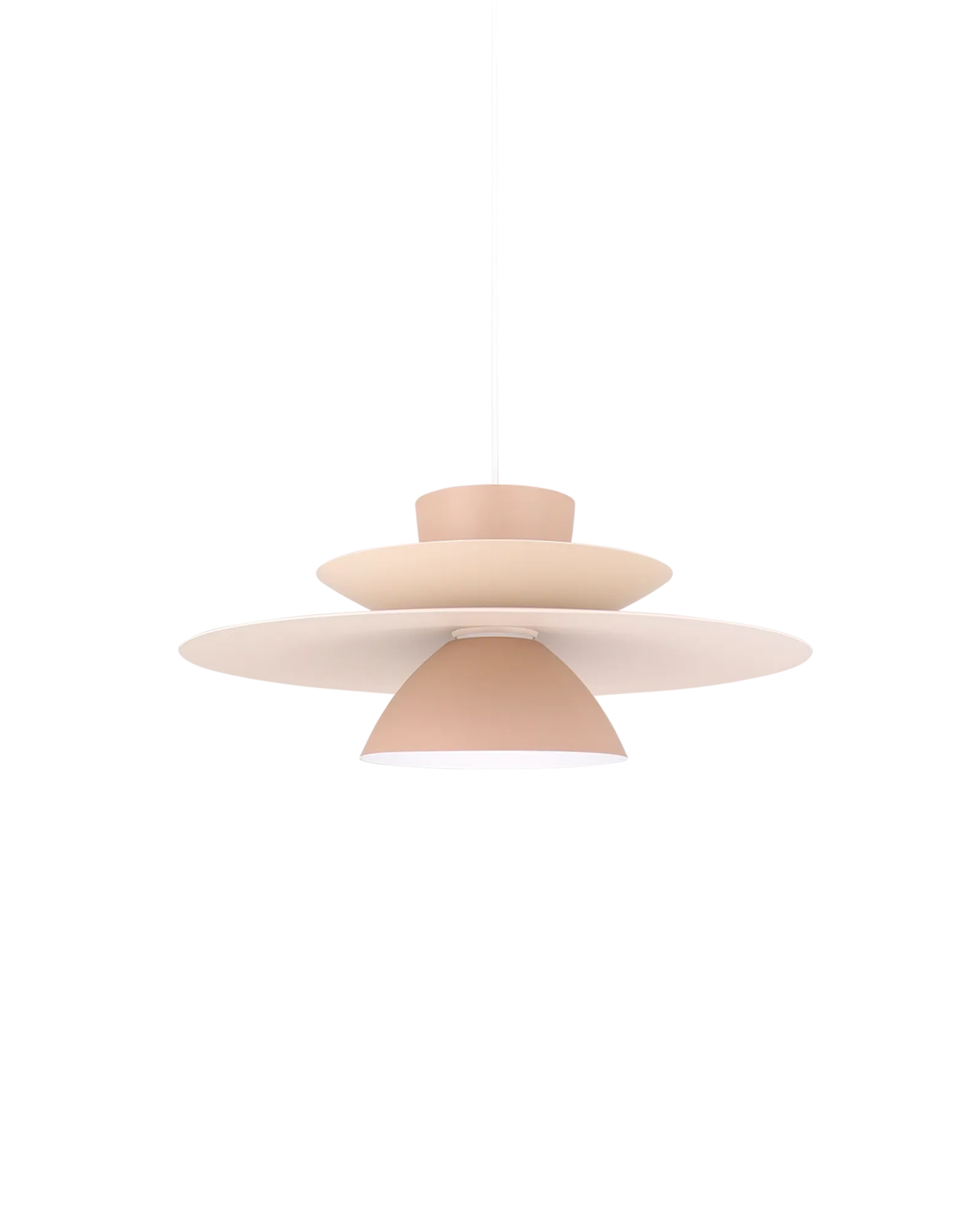Lámpara de techo colgante Nexo Light Pink & Beige