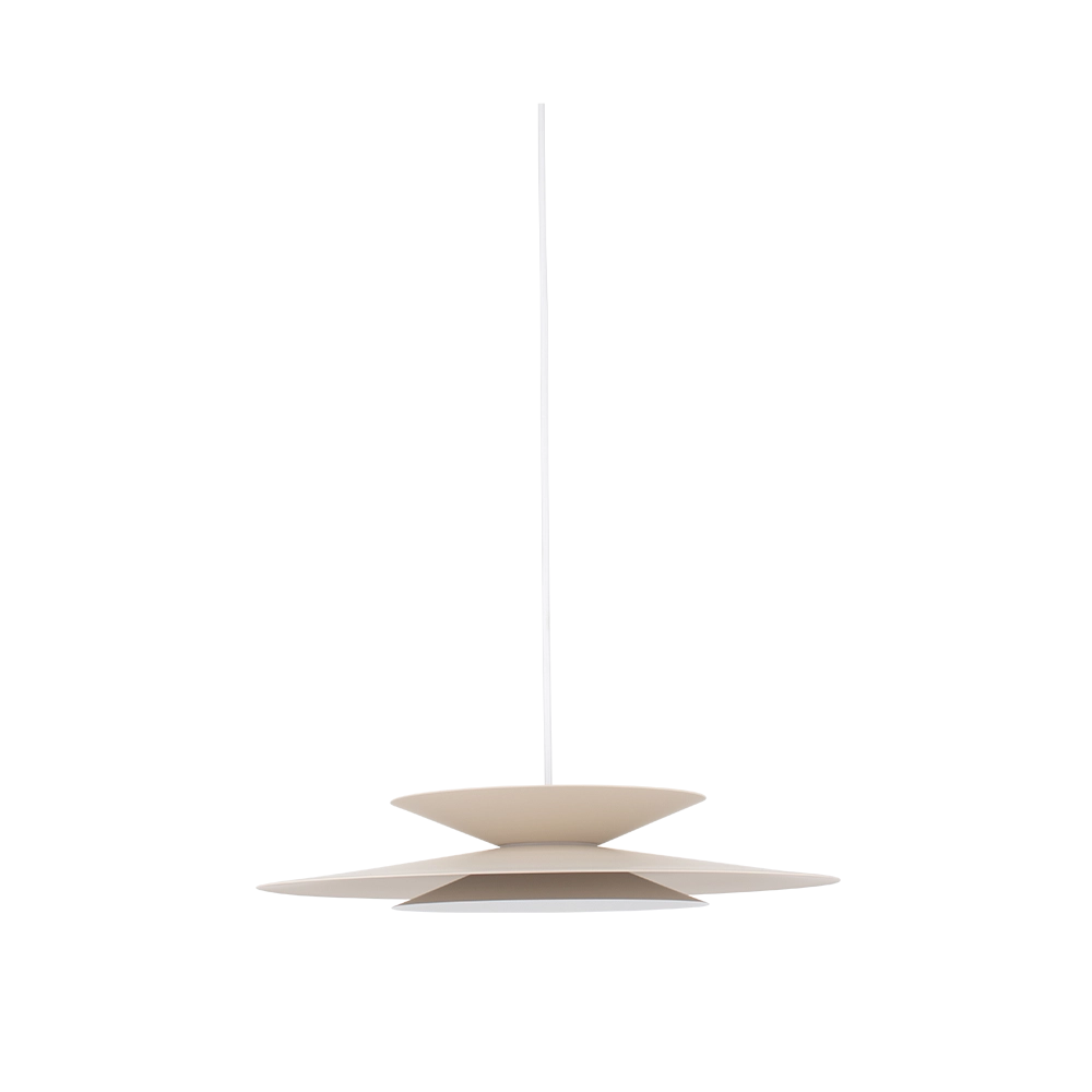 Lámpara de techo colgante Rexor Beige