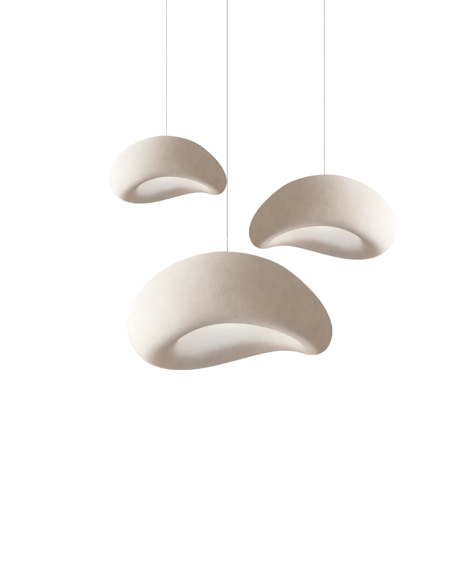 Set de Lámpara de techo colgante Cloud Lisas 30 x 40 x 60