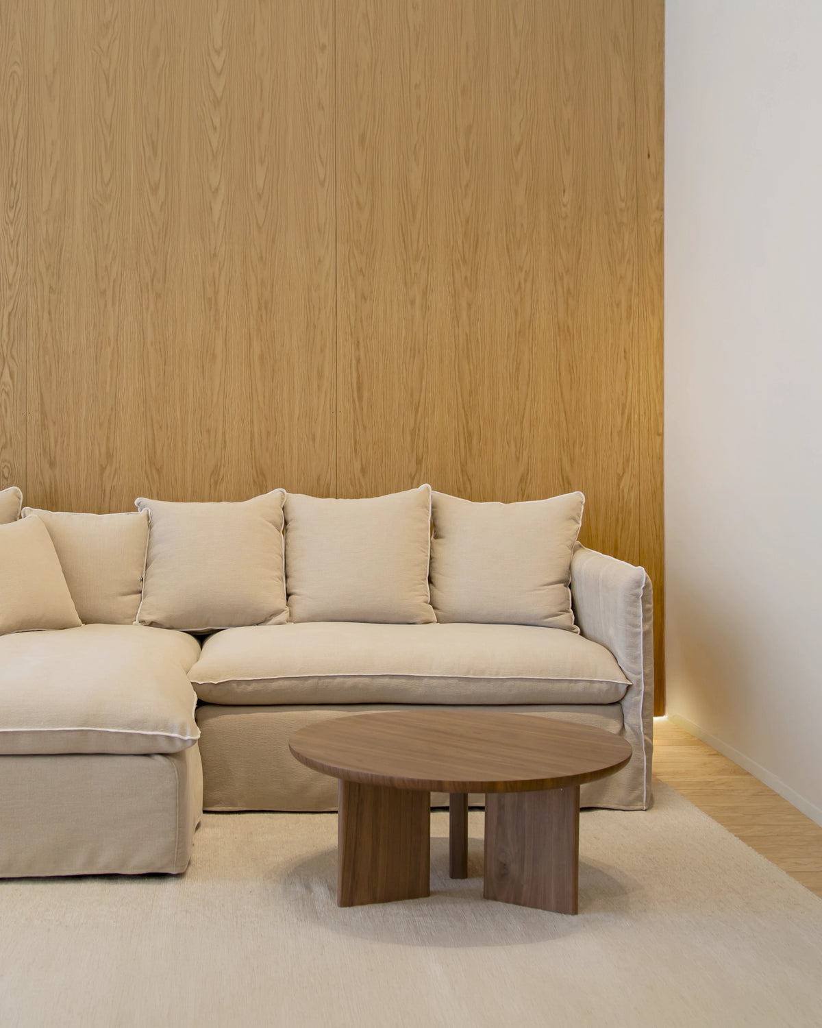 Sofá 4 plazas chaise longue colores personalizables modular grande París