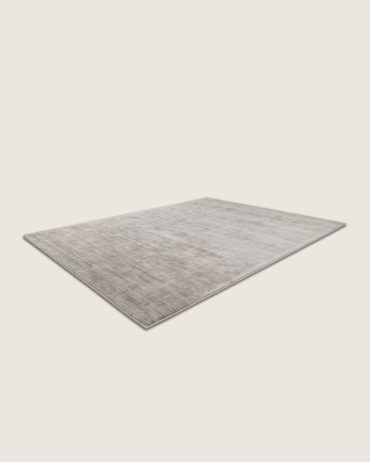 Alfombra de viscosa en color gris claro de 170 cm x 240 cm Elegant