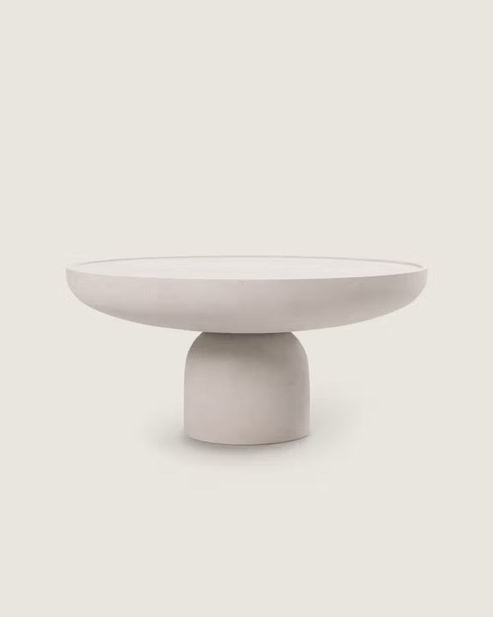 centro salón comedor redonda microcemento calidad premium grande Natural Rin