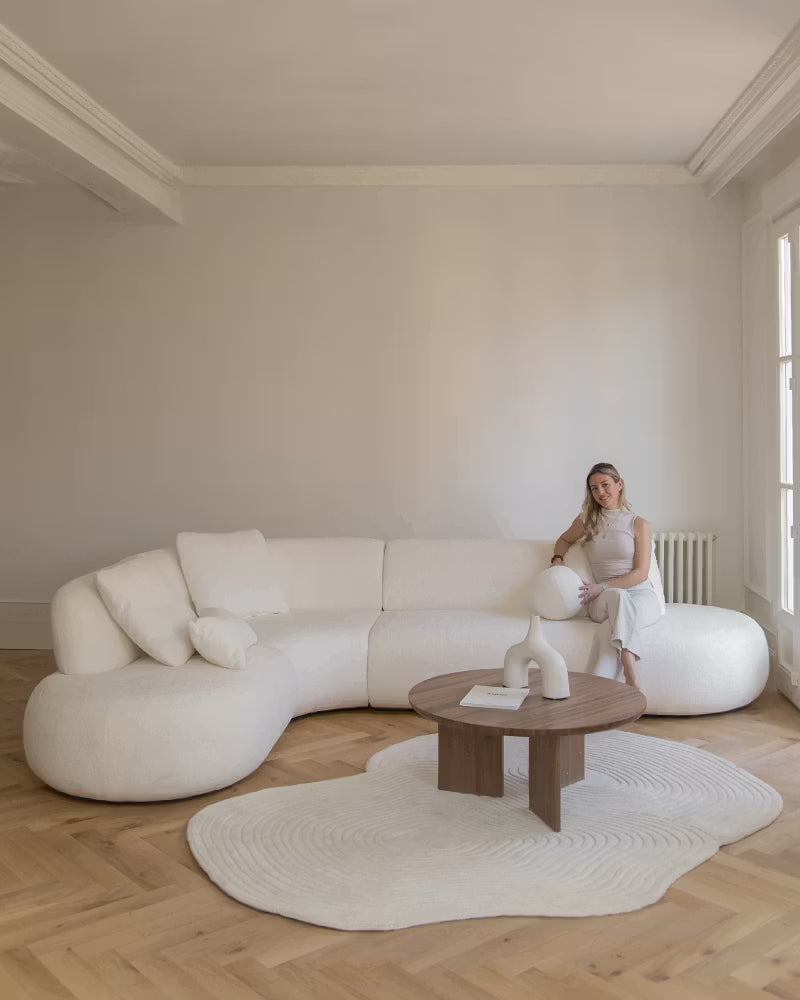 Zen coffee table in different wood finishes