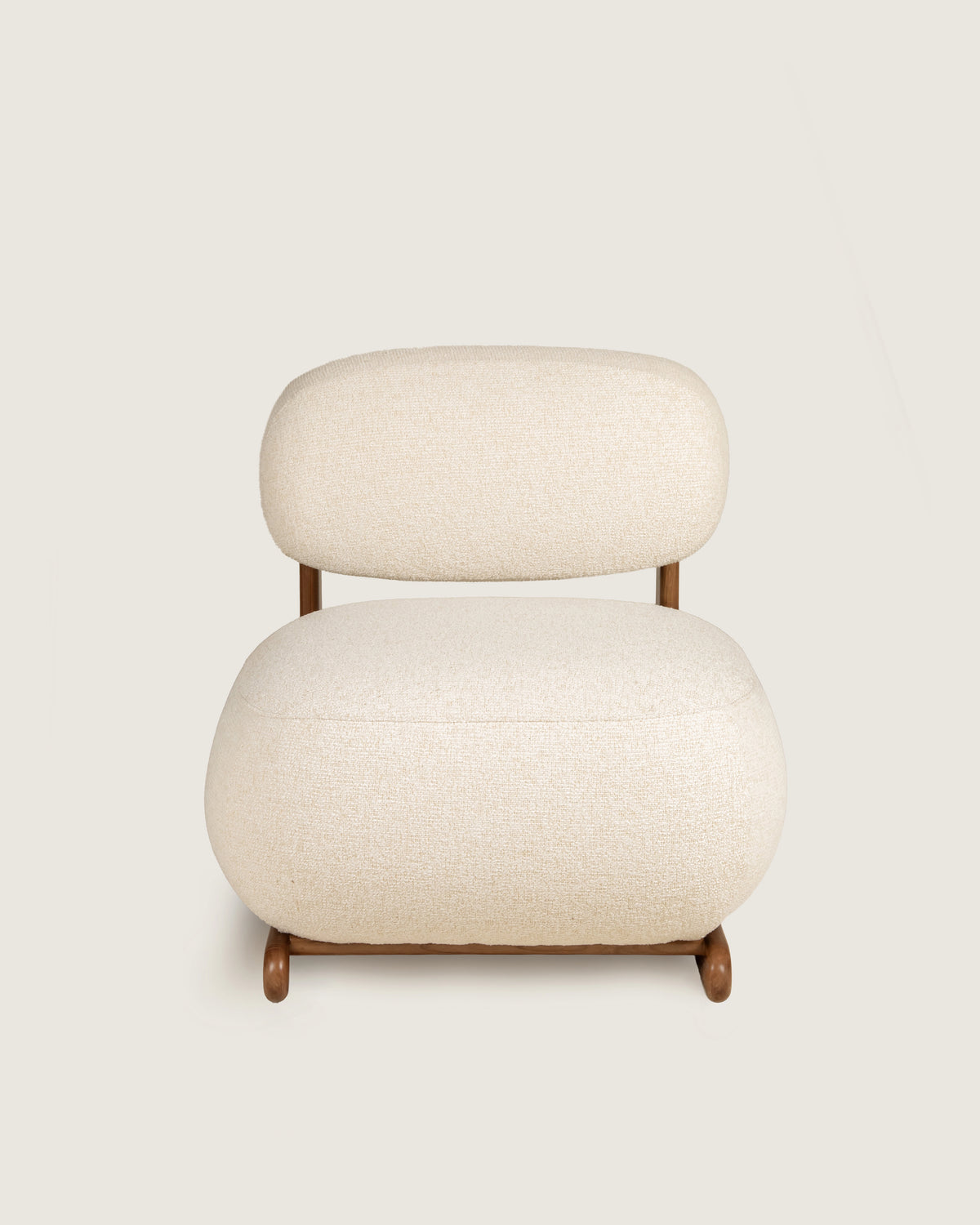 Mare armchair in dolmen creme and dolmen ash upholstery