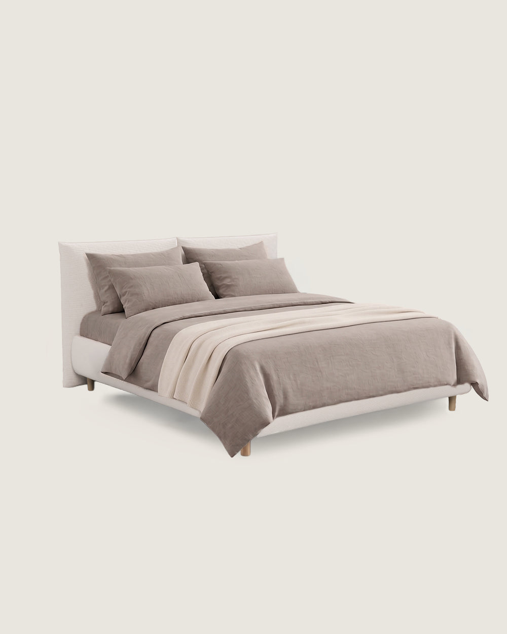 Lit Delos avec revêtement personnalisé pour matelas 160 × 200 cm