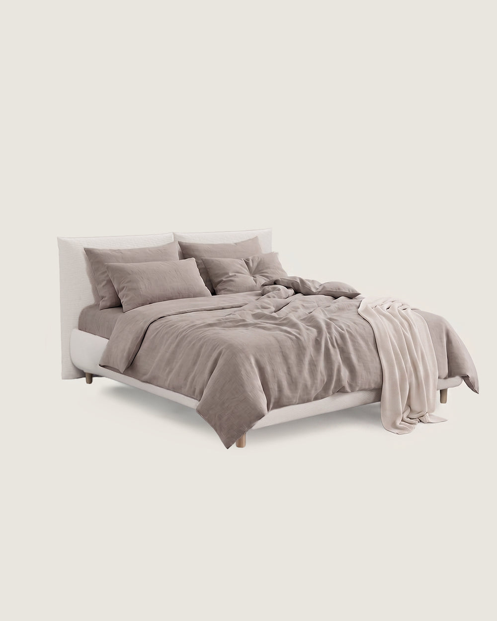 Lit Delos avec revêtement personnalisé pour matelas 160 × 200 cm