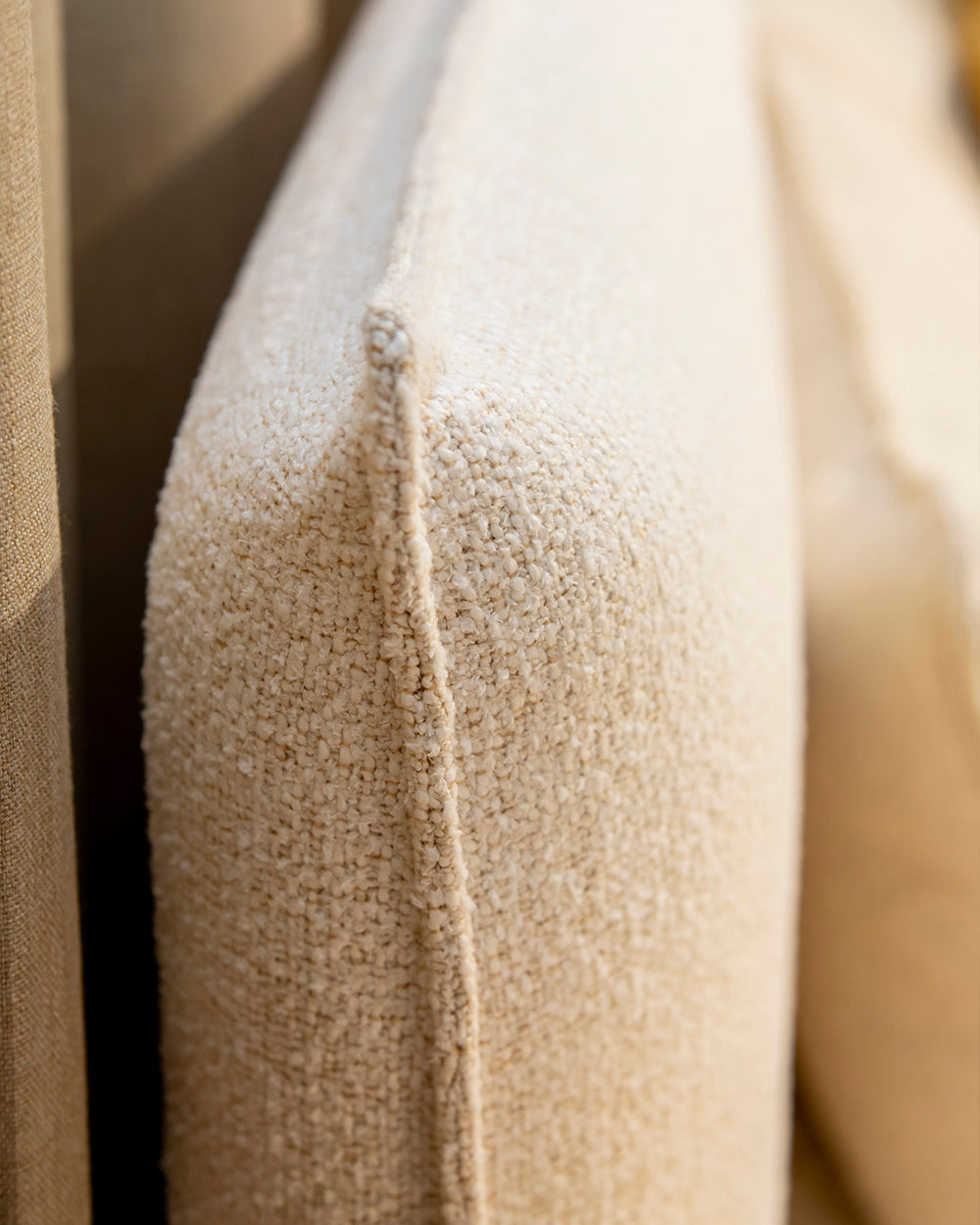 Delos bed with custom upholstery for 180 x 200 cm mattress
