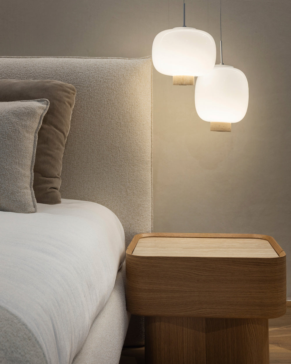 Lit Delos avec revêtement personnalisé pour matelas 160 × 200 cm