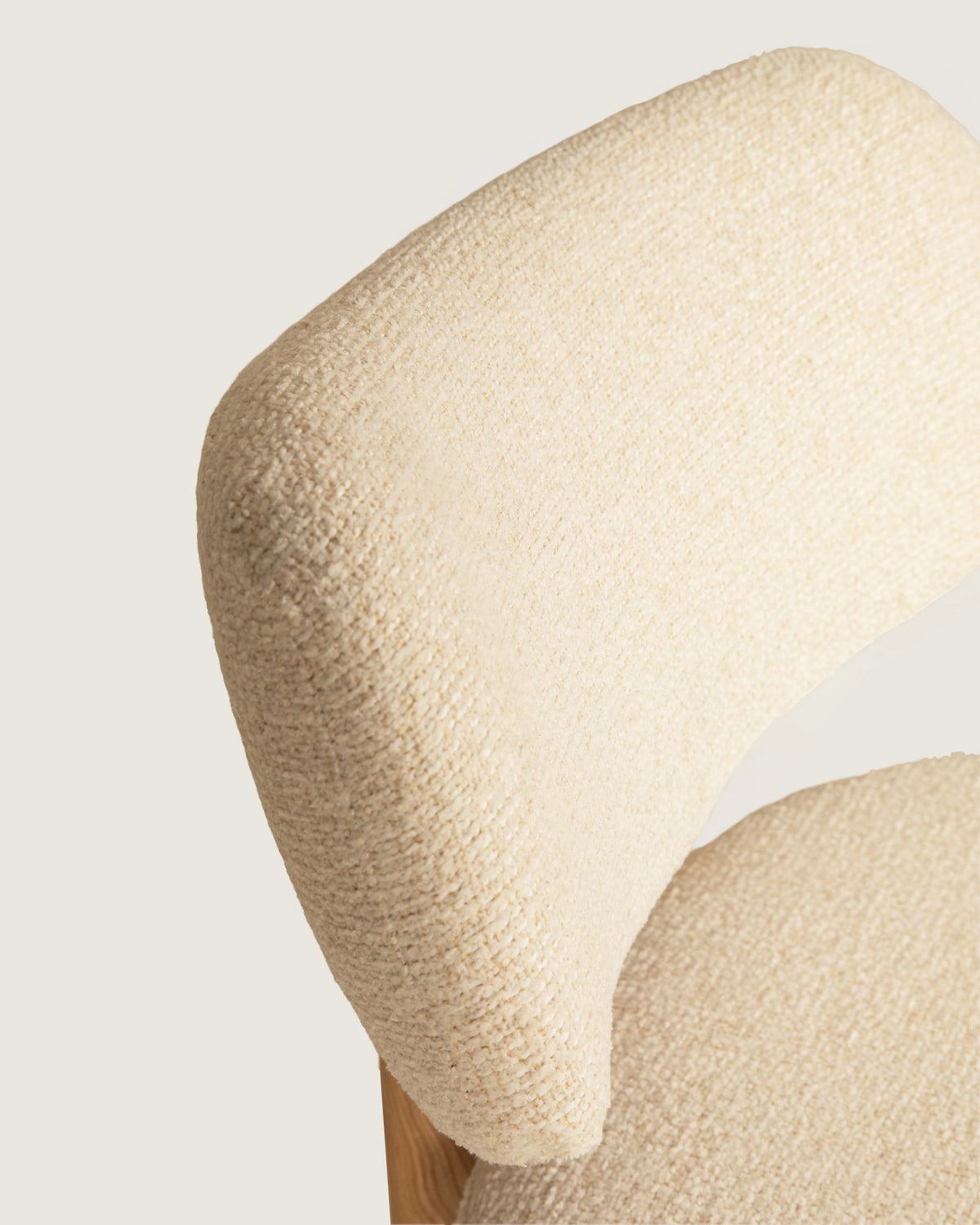 Lea chair in dolmen cream upholstery