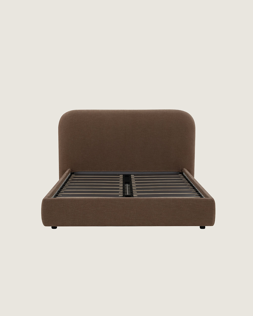 Dana bed with storage base and custom upholstery for a 200x200 cm mattress
