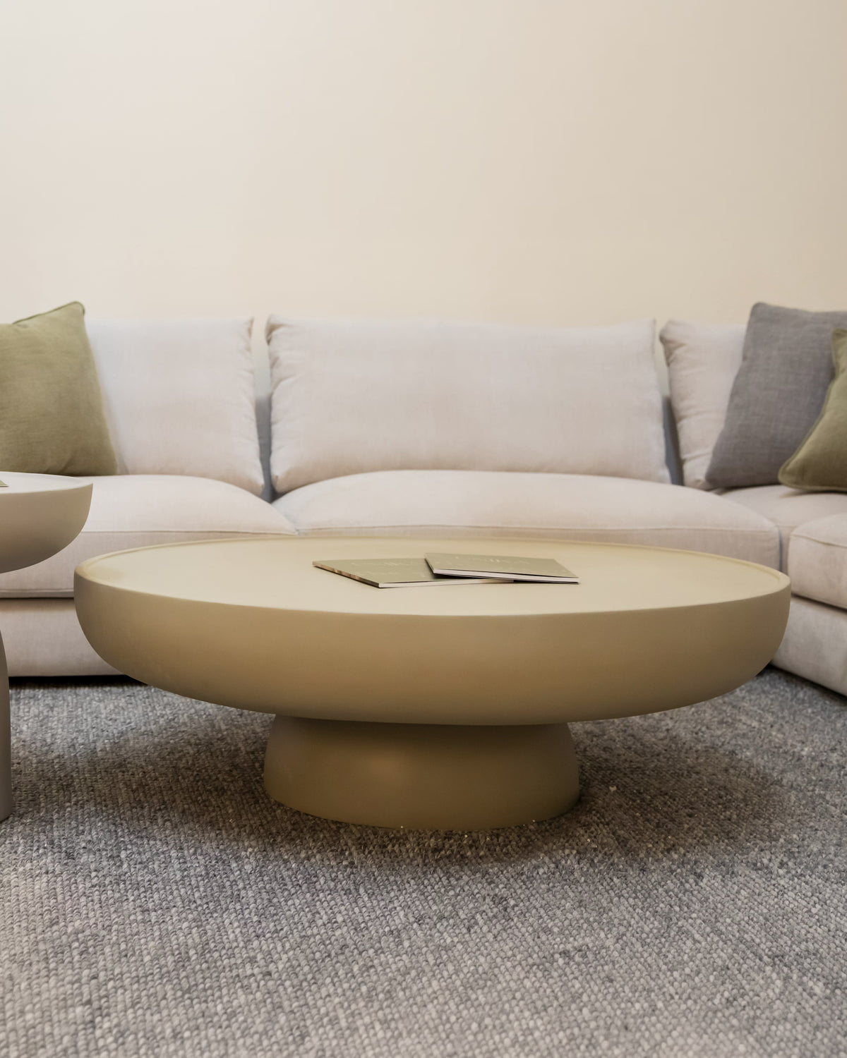 Table basse ronde en microciment Rin