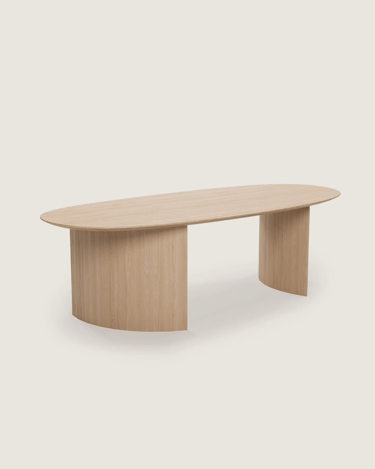 mesa comedor ovalada madera calidad premium grande roble Brisa