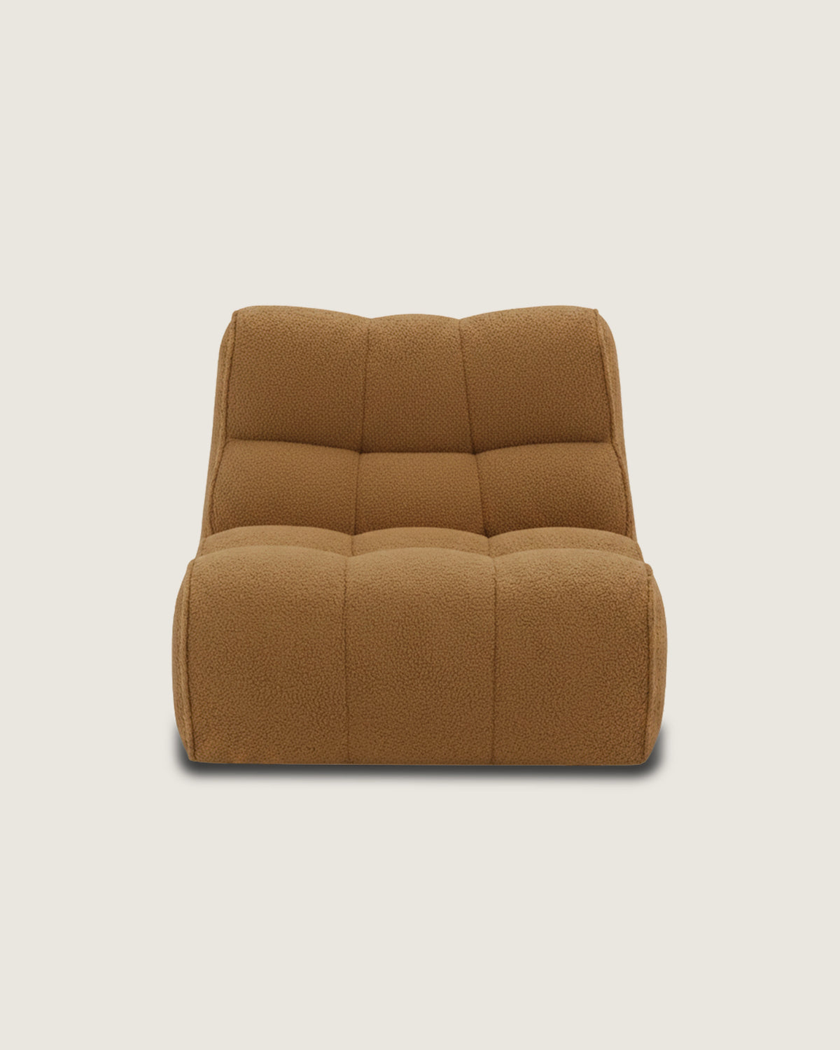 Sillón 1 plaza teja moderno grande Nude