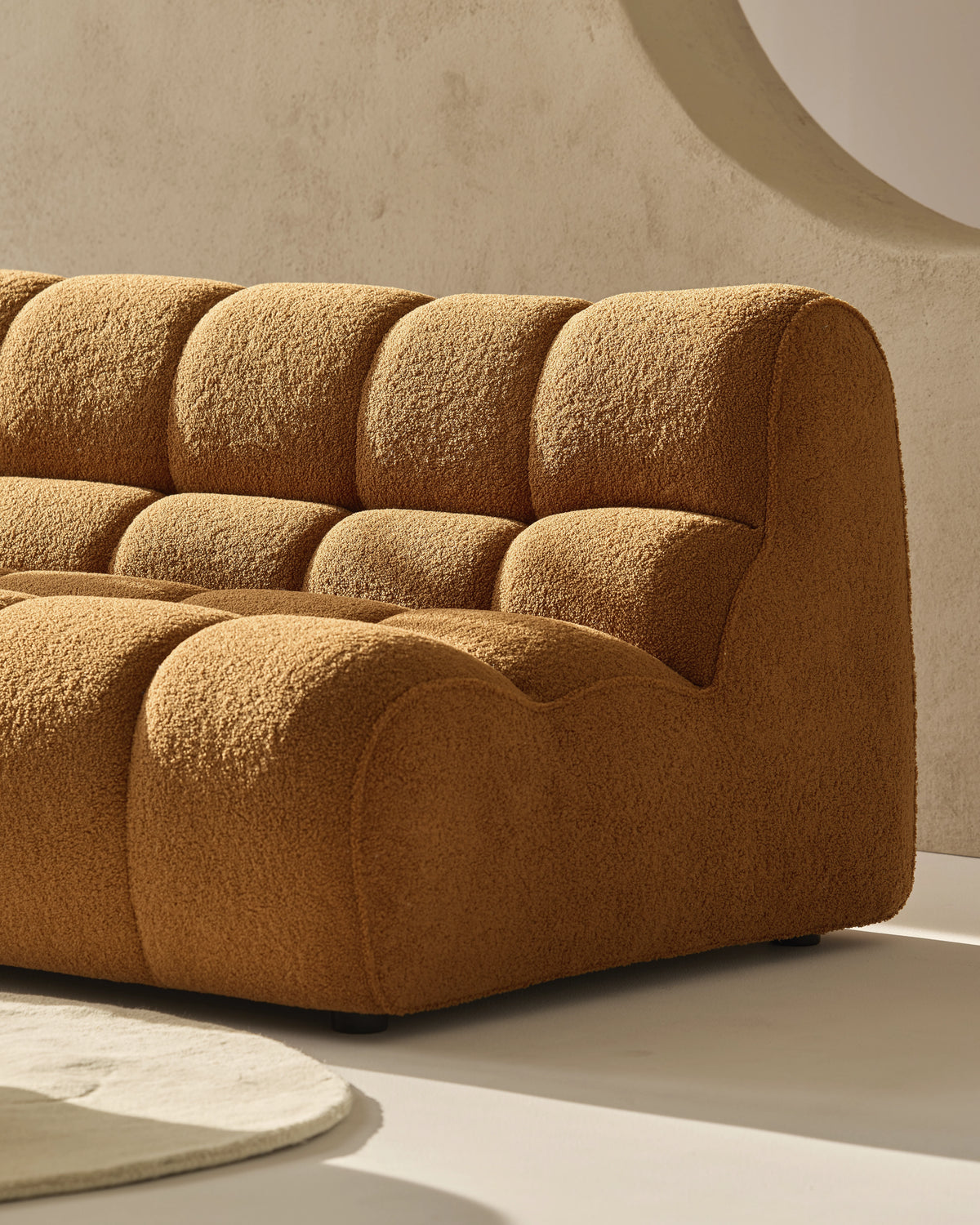 Sillón 1 plaza teja moderno grande Nude