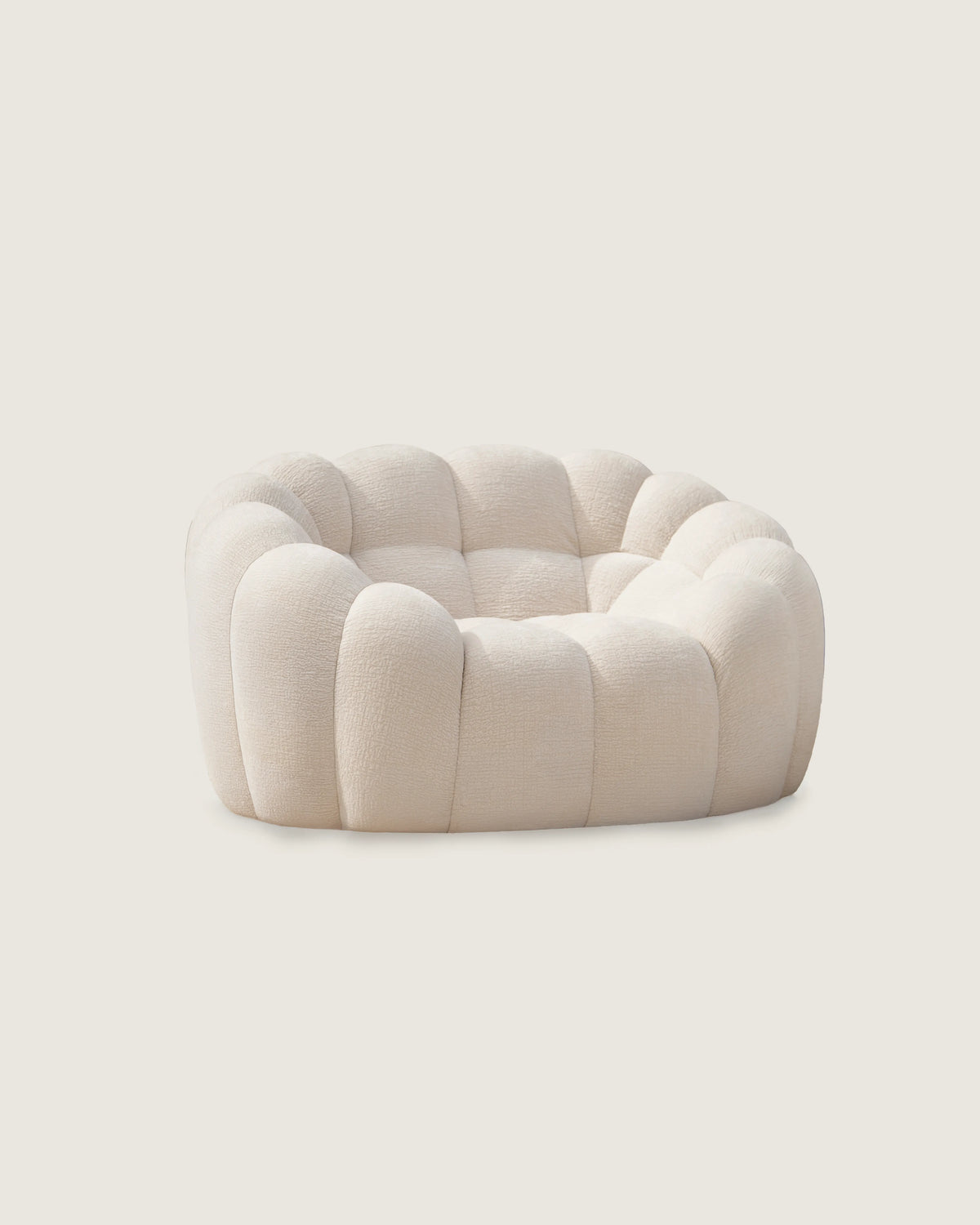 Sillón 1 plaza blanco moderno Grande Miami