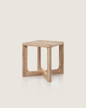 Table d'appoint carrée Amazonas en bois de chêne