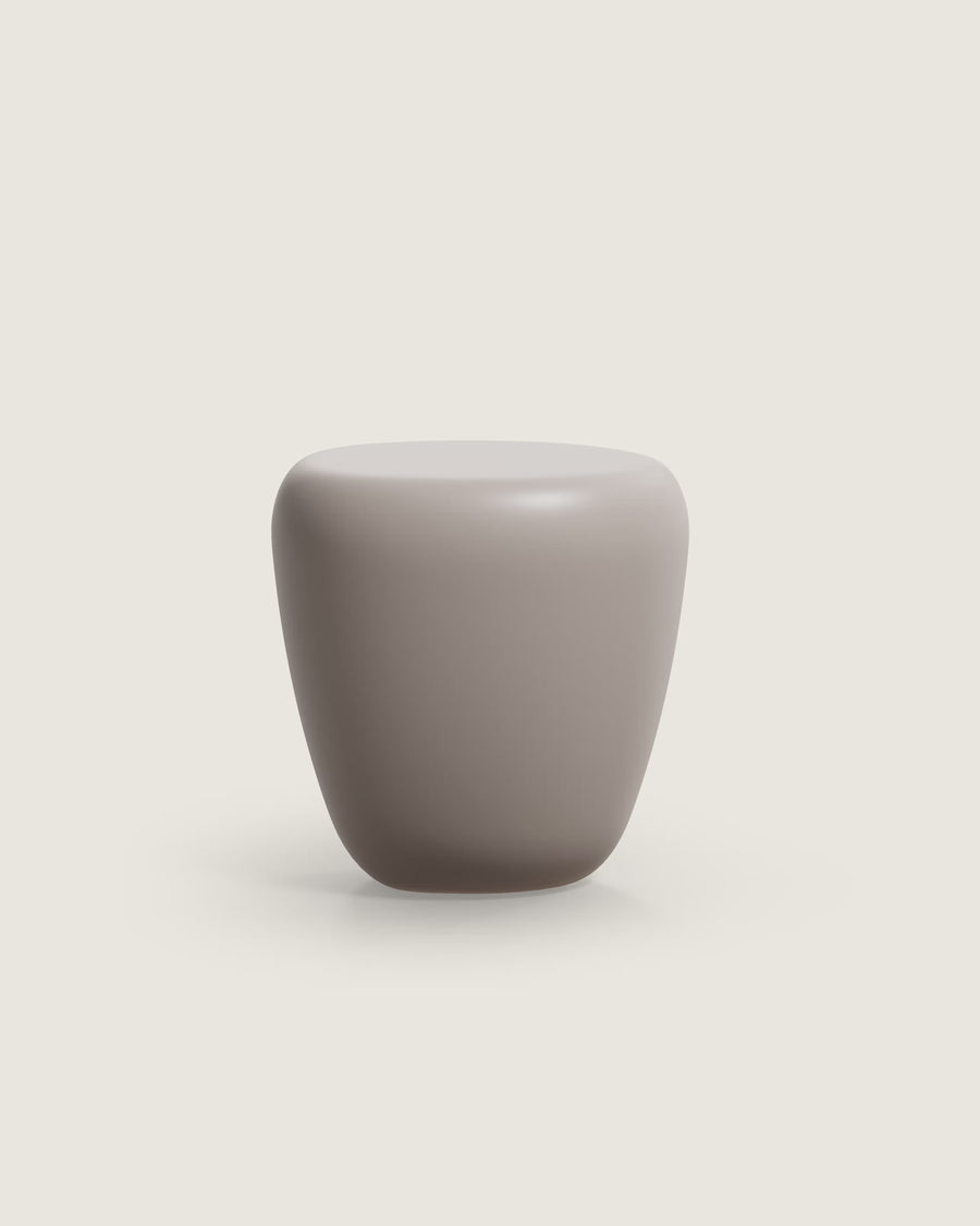 Oasis microcement side table