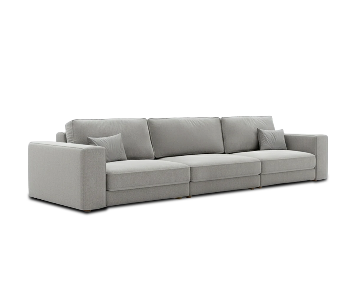 Sofá Calma 4 plazas con tapicería personalizada 300 cm