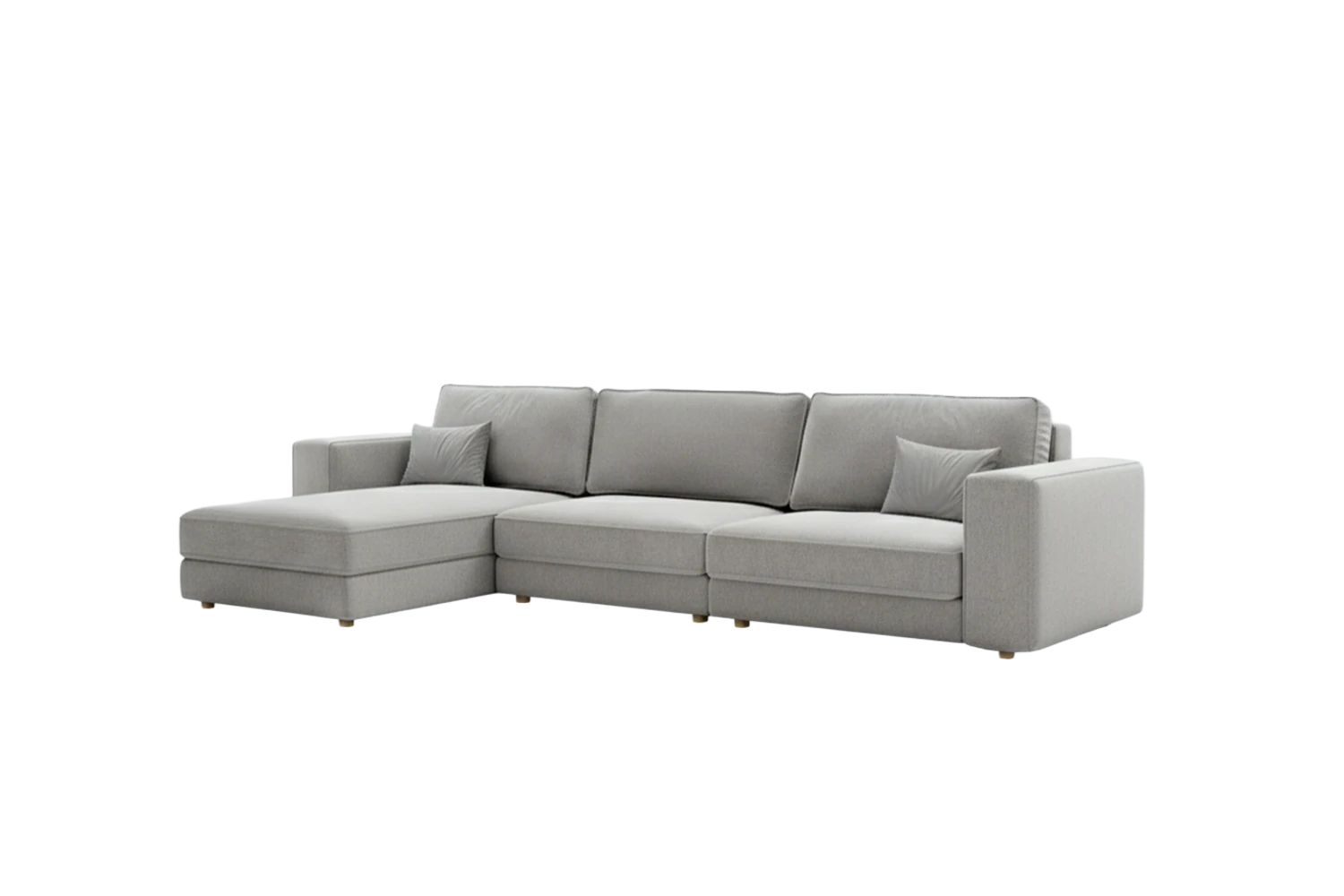 Sofá Calma 3 plazas con chaise longue con tapicería personalizada 320