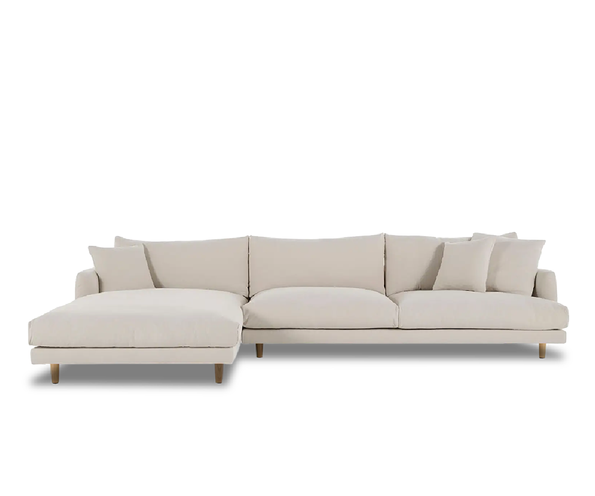 Delos sofa chaise longue 4 seats left