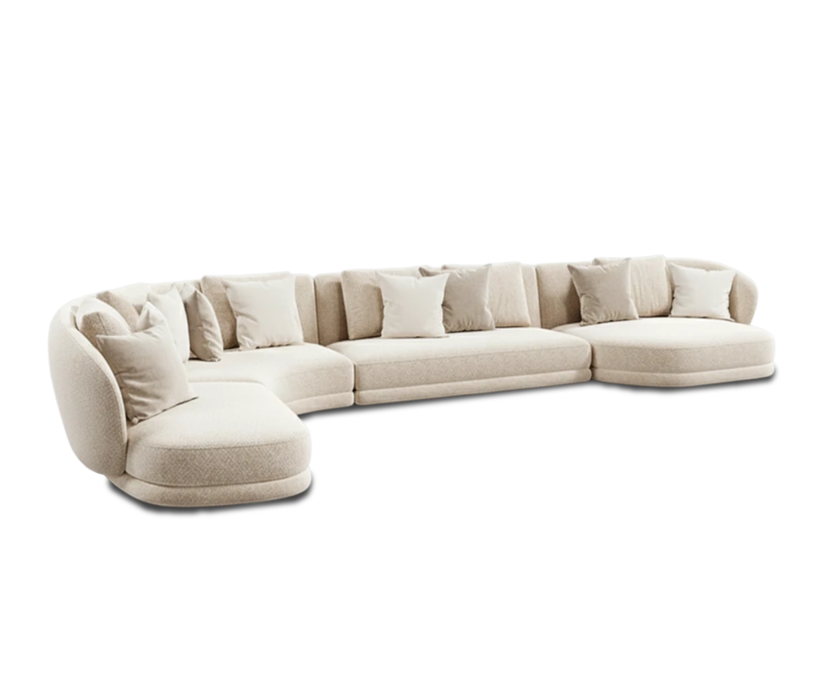 Prague corner sofa in left U shape