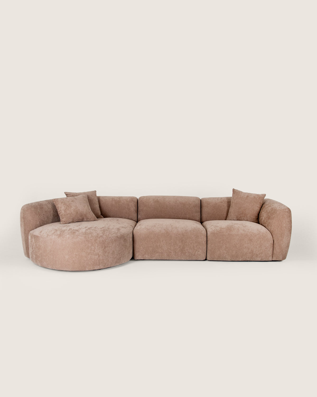 Sofá con chaise longue 4 plazas Maui