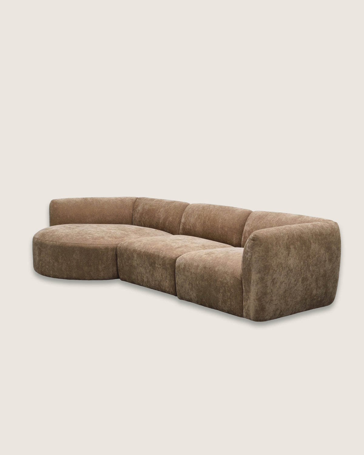 Sofá con chaise longue 4 plazas Maui