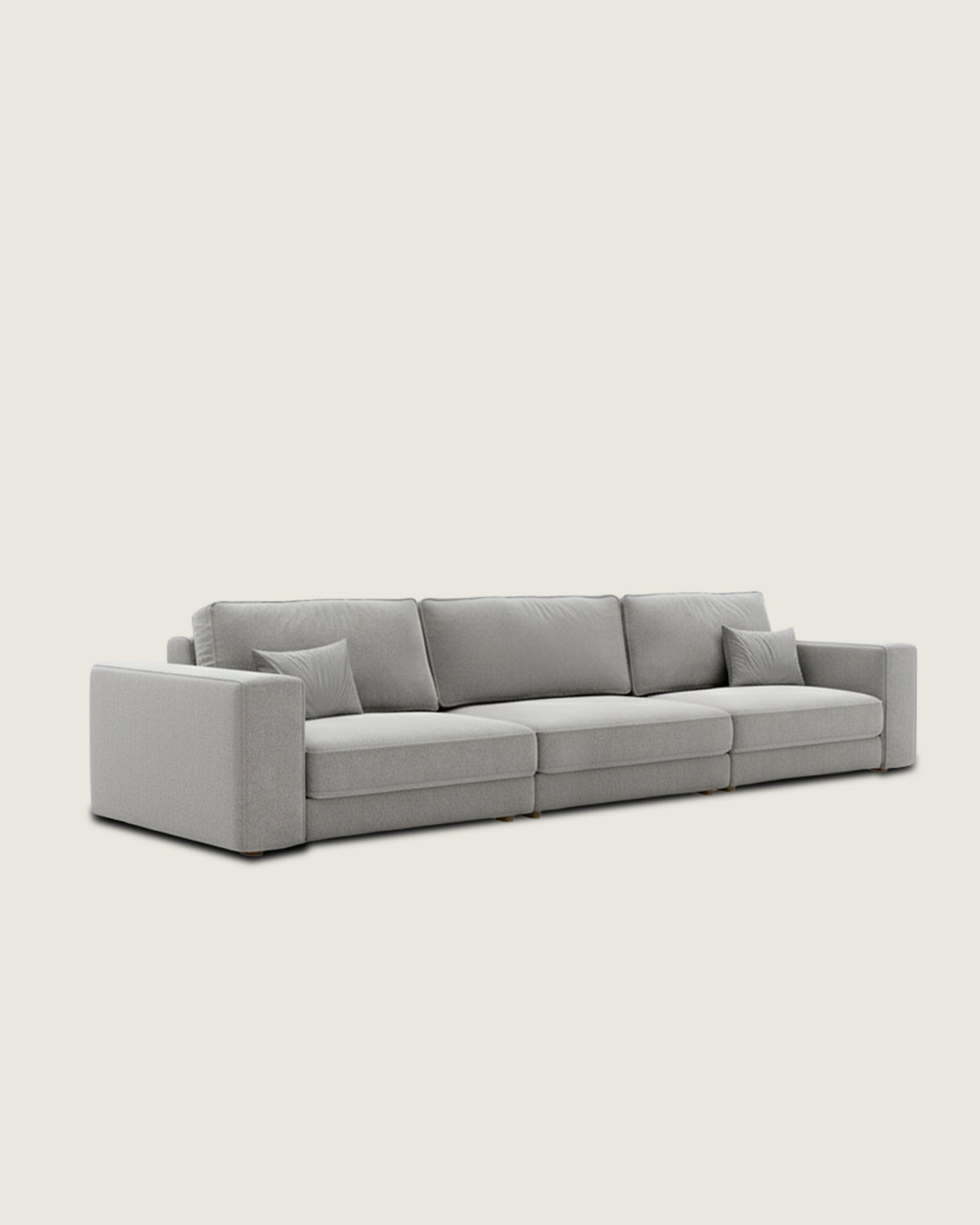 Sofá 4 plazas lineal personalizable moderno grande Calma