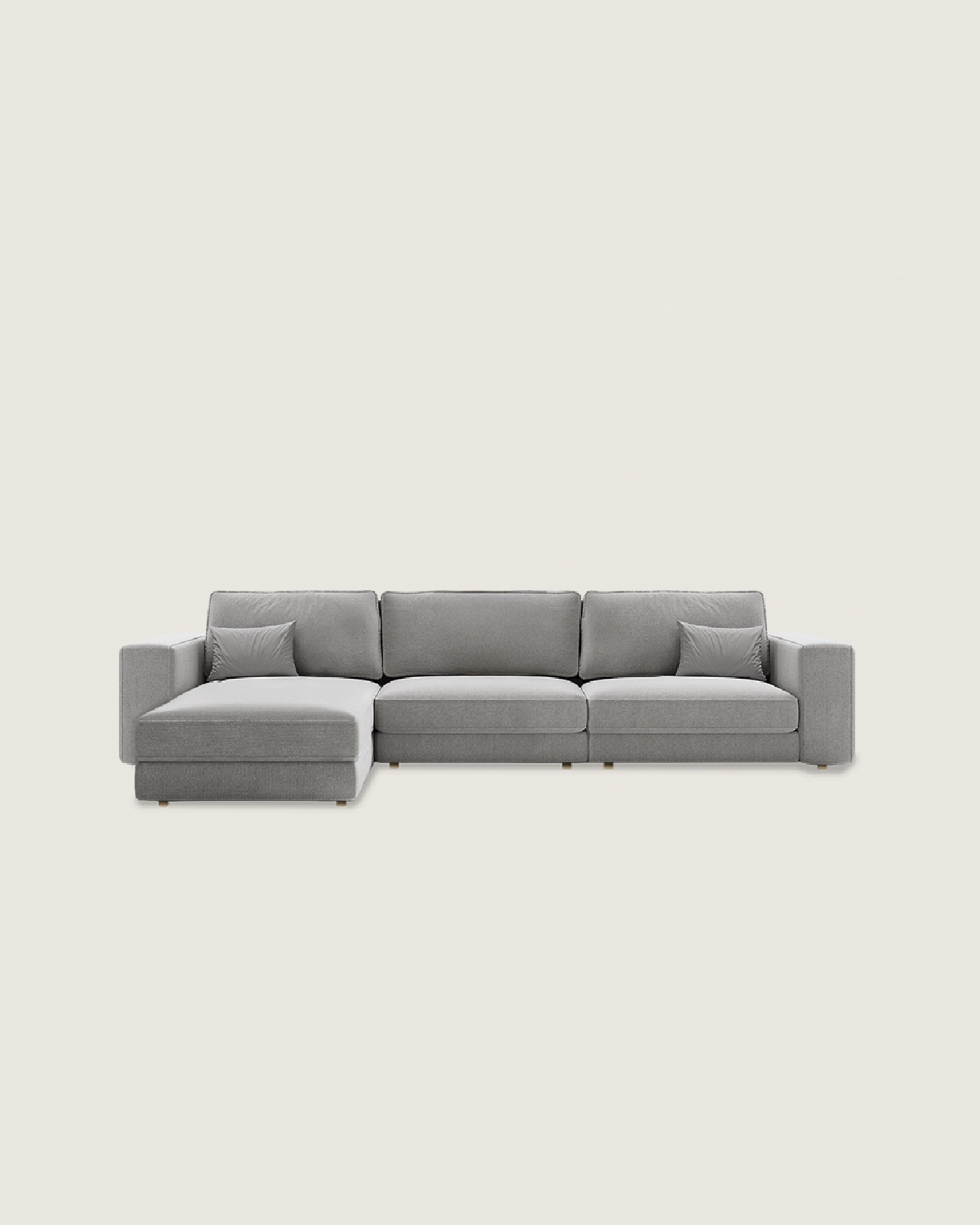Sofá Calma 3 plazas con chaise longue con tapicería personalizada 320
